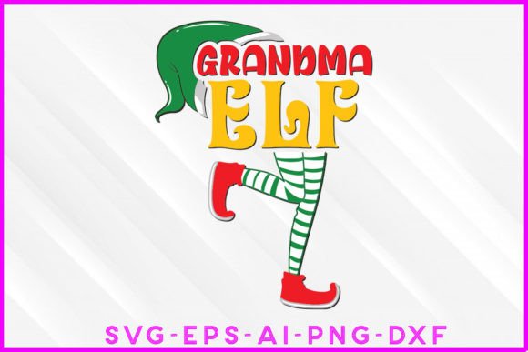 Grandma Elf Groovy Christmas T-shirt: Graphics and Crafts with a Nostalgic Vibe