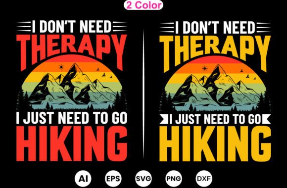Hiking Mountain T-shirt Design: Graphics and Crafts in Action