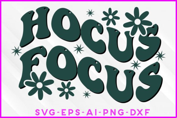 Hocus Focus Groovy T-shirt Design: Graphics and Crafts in Action
